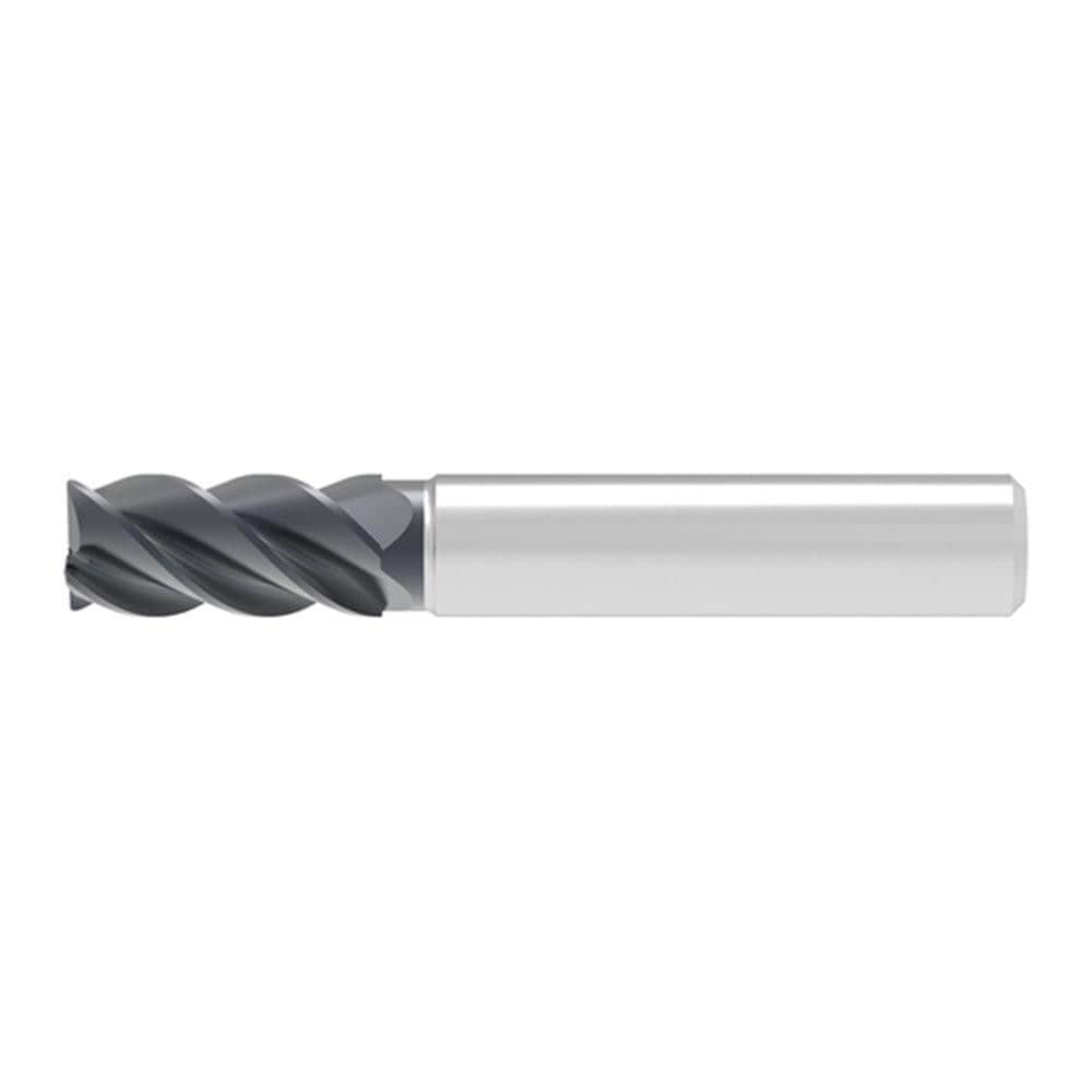 Corner Chamfer End Mill: 16.00 mm Dia, 24.00 mm LOC, 4 Flute, 0.20 mm Chamfer Width, Solid Carbide