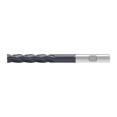 Corner Chamfer End Mill: 12.00 mm Dia, 60.00 mm LOC, 4 Flute, 0.13 mm Chamfer Width, Solid Carbide