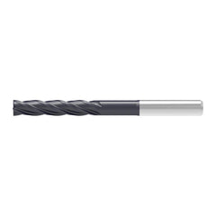 Corner Chamfer End Mill: 4.00 mm Dia, 20.00 mm LOC, 4 Flute, 0.05 mm Chamfer Width, Solid Carbide