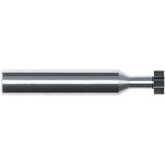 Woodruff Keyseat Cutter: 1/2" Cut Dia, 9/64" Cut Width, 1/2" Shank Dia, Straight Tooth