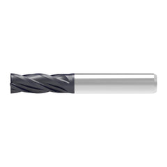 Corner Chamfer End Mill: 14.00 mm Dia, 30.00 mm LOC, 4 Flute, 0.15 mm Chamfer Width, Solid Carbide