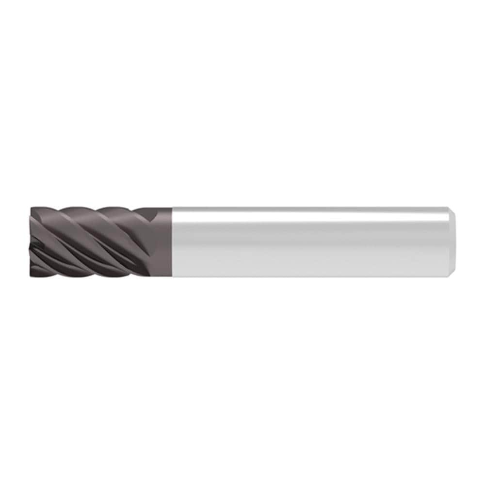 Corner Chamfer End Mill: 14.00 mm Dia, 18.00 mm LOC, 6 Flute, 0.06 mm Chamfer Width, Solid Carbide