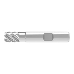 Corner Chamfer End Mill: 16.00 mm Dia, 20.00 mm LOC, 8 Flute, 0.06 mm Chamfer Width, Solid Carbide