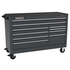 Steel Tool Roller Cabinet: 66" Wide, 46" High, 25-1/4" Deep, 10 Drawer