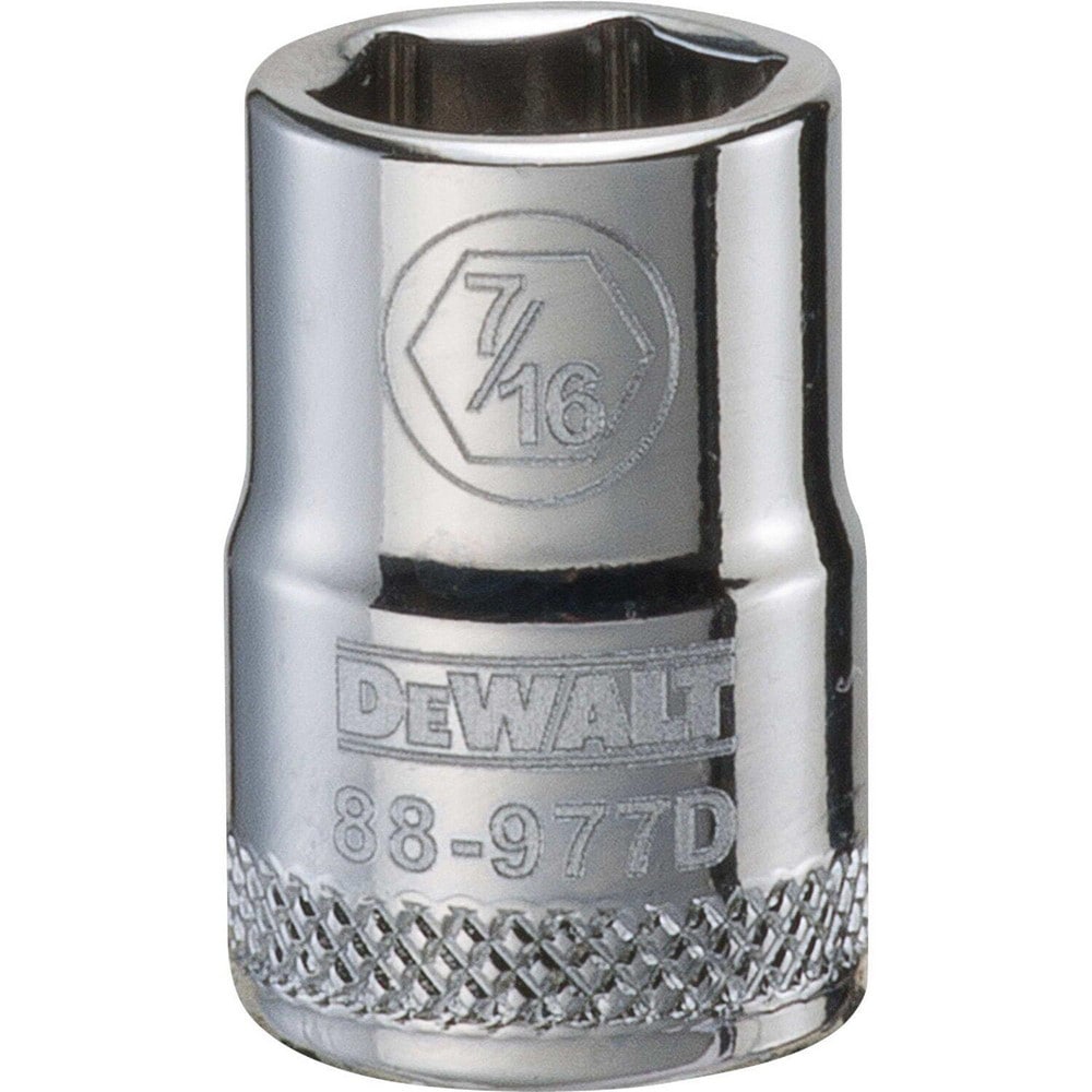 Standard  Hand Socket: 3/8" Drive, 7/16" Socket, 6-Point