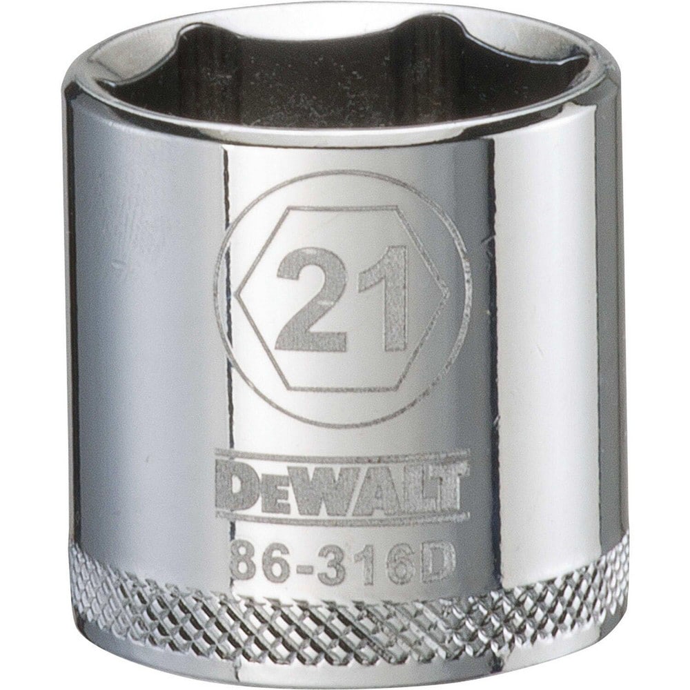 Standard  Hand Socket: 3/8" Drive, 21.00 mm Socket, 6-Point