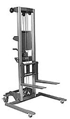 350 Lbs. Load Capacity, 118-7/8 Inch Lift Height, Straddle Base Manually Operated Lift