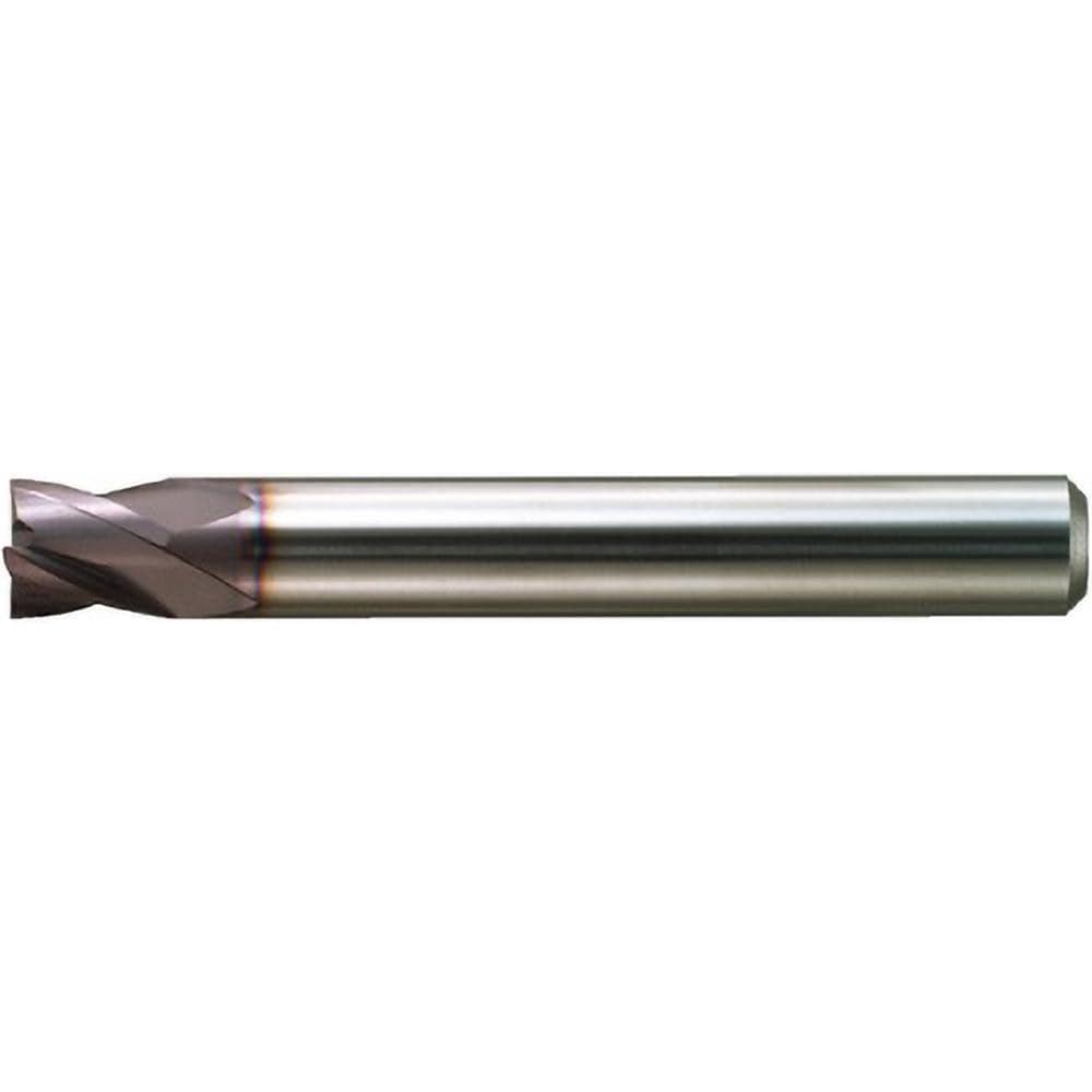 Square End Mill: 10.00 mm Dia, 10.00 mm LOC, 4 Flute, Solid Carbide