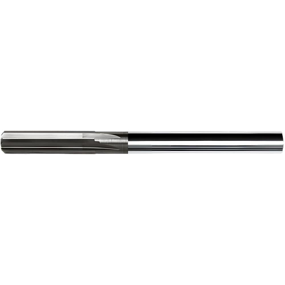 Chucking Reamer: 0.1725" Dia, 2-3/4" OAL, 7/8" Flute Length, Straight-Cylindrical Shank, Solid Carbide