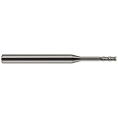 Square End Mill: 0.80 mm Dia, 2 Flute, Solid Carbide