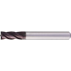 Square End Mill: 6.00 mm Dia, 15.00 mm LOC, 4 Flute, Solid Carbide