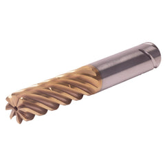 Corner Radius End Mill: 20 mm Dia, 80.00 mm LOC, 4.00 mm Radius, 8 Flute, Solid Carbide