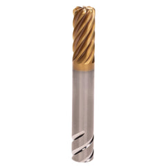 Corner Radius End Mill: 12 mm Dia, 26.00 mm LOC, 2.00 mm Radius, 8 Flute, Solid Carbide