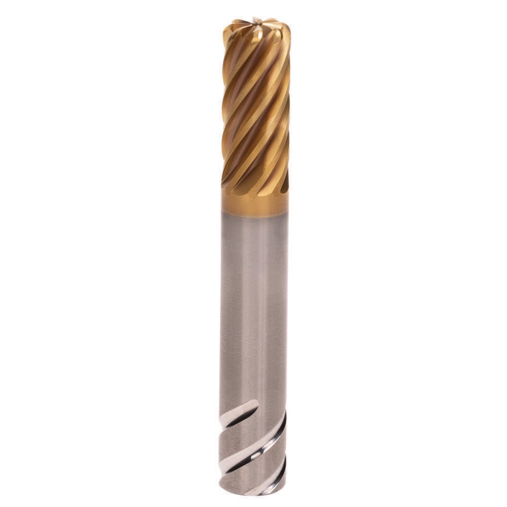 Corner Radius End Mill: 20 mm Dia, 38.00 mm LOC, 0.50 mm Radius, 8 Flute, Solid Carbide