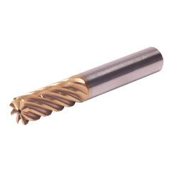 Corner Radius End Mill: 3/4" Dia, 2-1/4" LOC, 1.52 mm Radius, 8 Flute, Solid Carbide