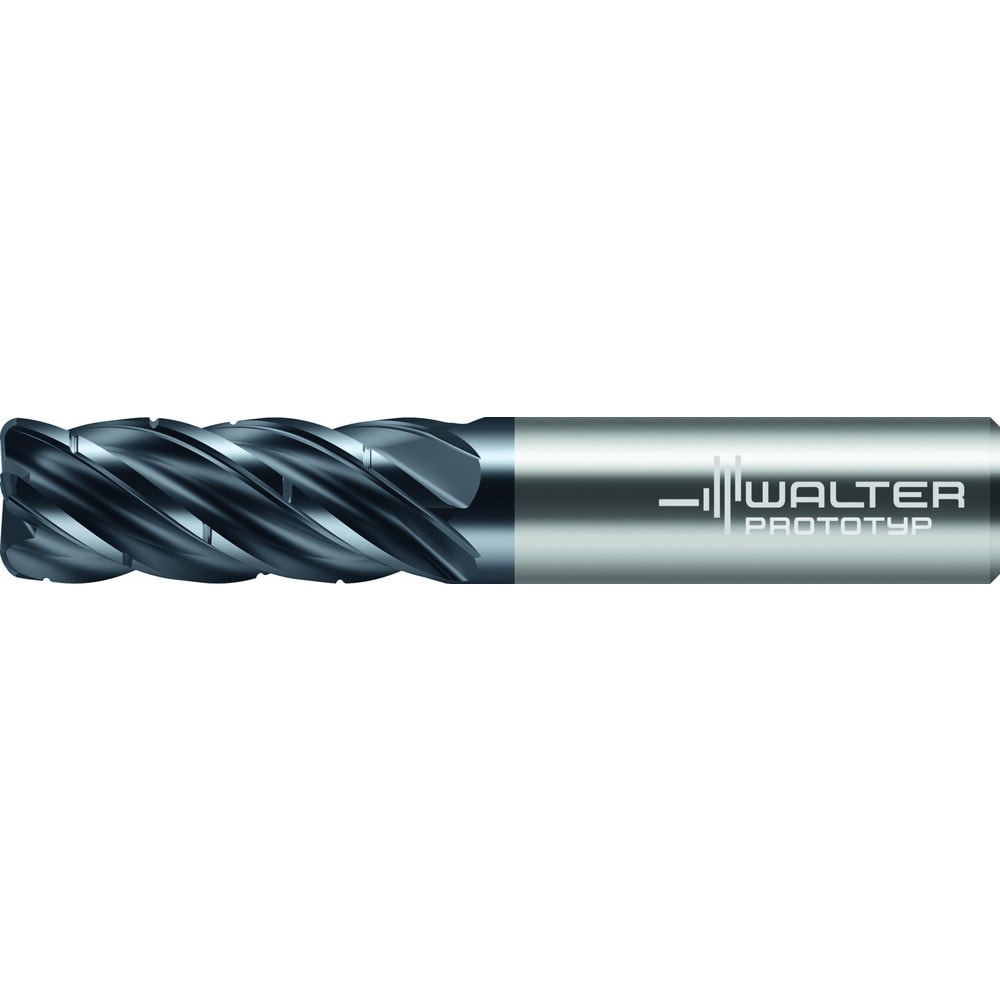 Corner Radius End Mill: 1" Dia, 2-5/8" LOC, 0.0600" Radius, 5 Flute, Solid Carbide