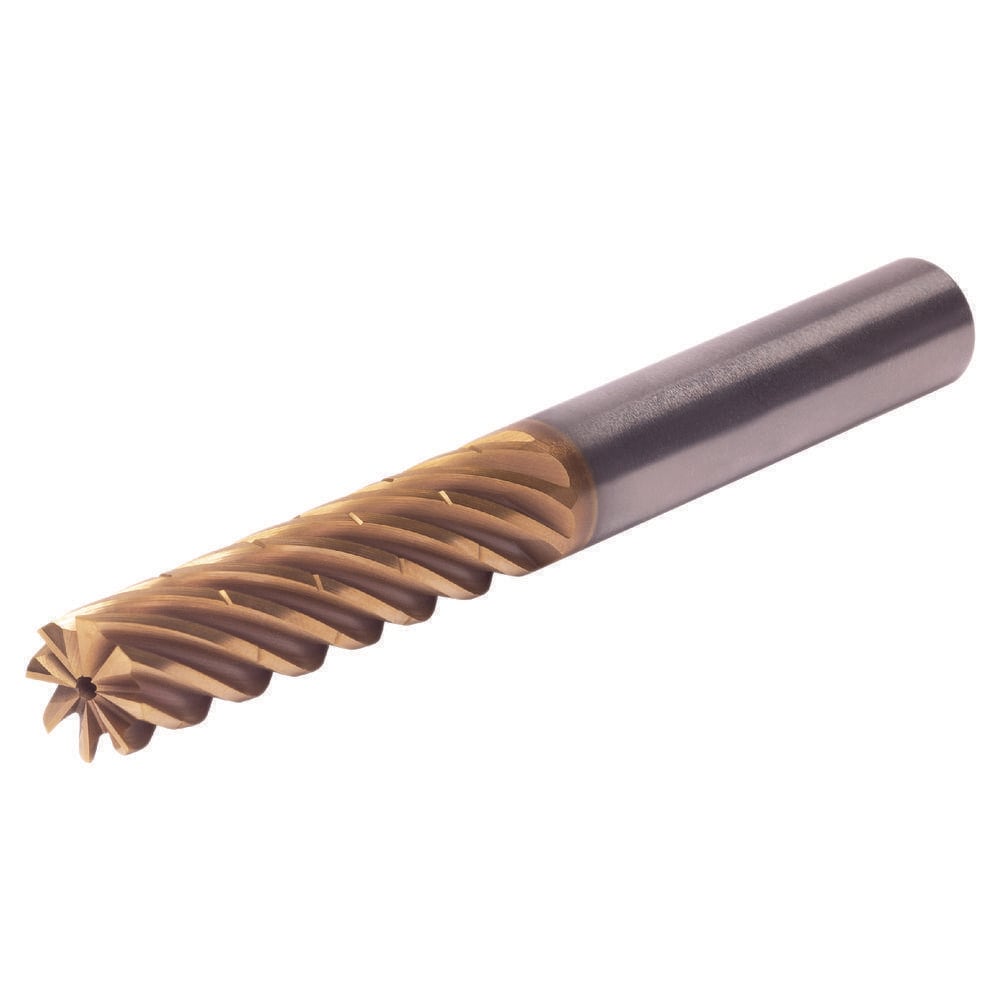 Roughing & Finishing End Mills; Mill Diameter (mm): 20.00; Flute Type: Helical; Number Of Flutes: 8; End Mill Material: Solid Carbide; Length of Cut (mm): 80.00; Coating/Finish: AlCrN