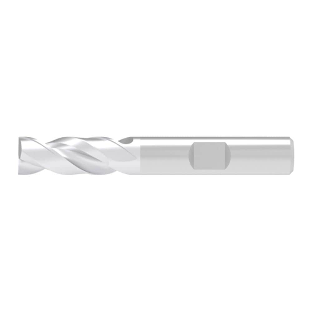 Corner Chamfer End Mill: 14.00 mm Dia, 26.00 mm LOC, 2 Flute, 0.10 mm Chamfer Width, Solid Carbide