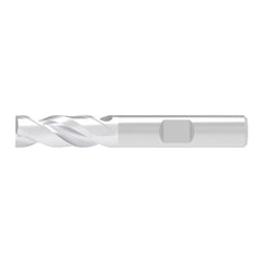Corner Chamfer End Mill: 11.00 mm Dia, 26.00 mm LOC, 2 Flute, 0.10 mm Chamfer Width, Solid Carbide