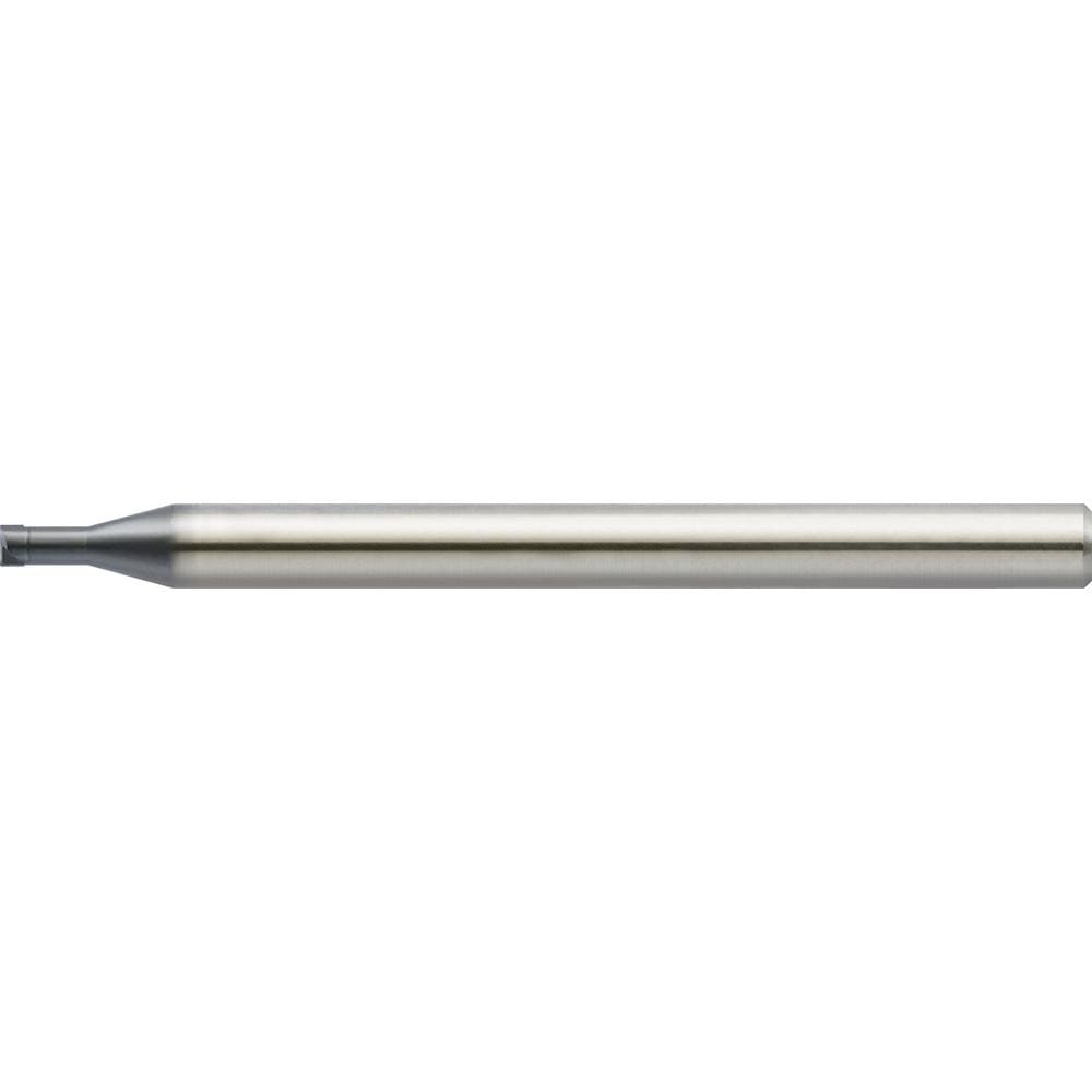 Corner Radius End Mill: 1.00 mm Dia, 0.50 mm LOC, 0 deg Helix, UDC Coated, Corner Radius End, Centercutting Series UDCLRSF