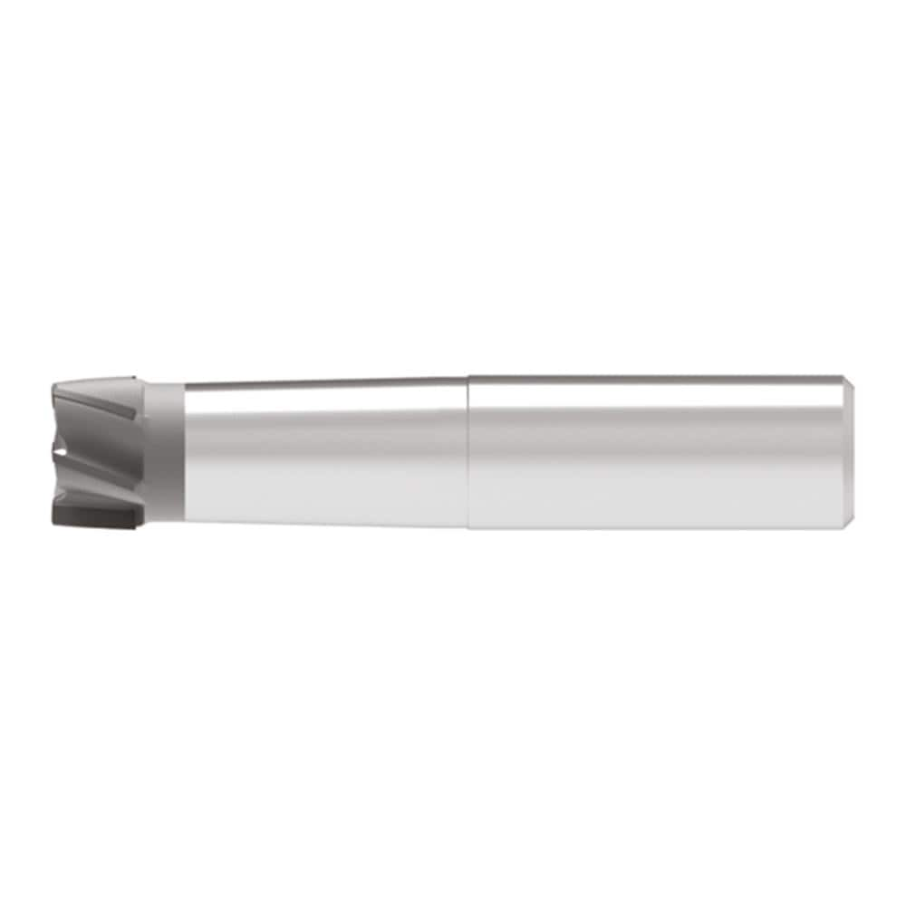 Corner Chamfer End Mill: 25.00 mm Dia, 10.00 mm LOC, 8 Flute, 0.20 mm Chamfer Width, Solid Carbide