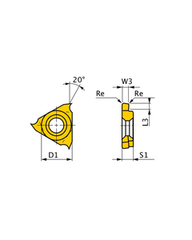 GTCT30030V5R-E VP15TF INSERT