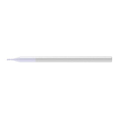 Corner Chamfer End Mill: 5.00 mm Dia, 5.00 mm LOC, 2 Flute, 0.15 mm Chamfer Width, Solid Carbide