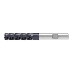 Corner Radius End Mill: 12.00 mm Dia, 49.00 mm LOC, 1.00 mm Radius, 5 Flute, Solid Carbide