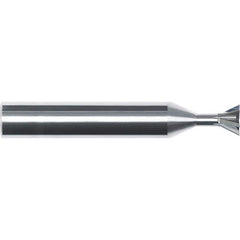 Dovetail Cutters; Included Angle: 60; Cutter Diameter (Inch): 5/8; Cutter Diameter (Decimal Inch): 0.6250; Cutting Width (Decimal Inch): 0.3150