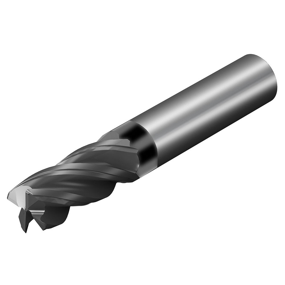 Corner Radius End Mill: 1/2" Dia, 1-5/8" LOC, 0.0300" Radius, 4 Flute, Solid Carbide