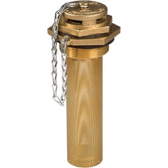 Drum Funnels & Funnel Covers; Compatible Drum Capacity: 30 and 55 Gallon Drums with a 2" NPT Bung Hole; Overall Diameter: 2; Overall Height: 10 in; Material: Brass; For Use With: Drums with 2"NPT Bung