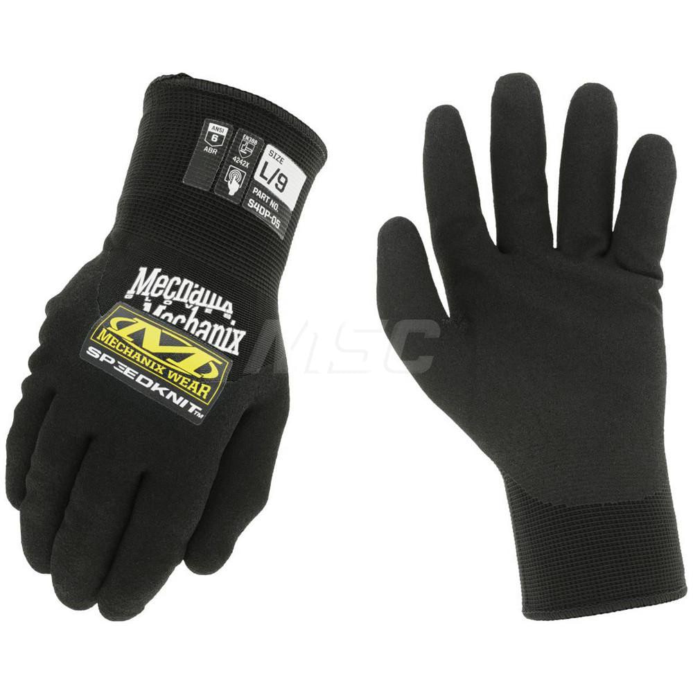 Field Work Gloves: Mechanix Wear SPEEDKNIT&trade; THERMAL S4DP05, Size Medium, Nitrile-Coated Knit