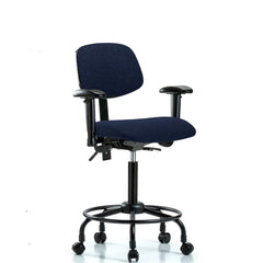 Task Chair Task Chair: Olefin, 33" Seat Height, Navy Blue