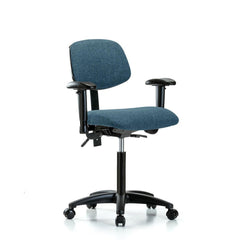 Task Chair Task Chair: Olefin, 28-1/4" Seat Height, Blue