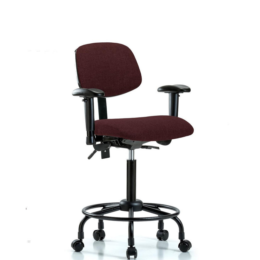 Task Chair Task Chair: Olefin, 33" Seat Height, Burgundy