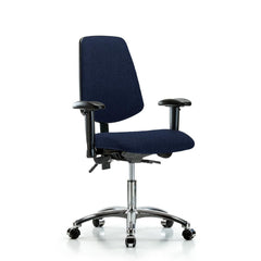 Task Chair Task Chair: Olefin, 24" Seat Height, Navy Blue