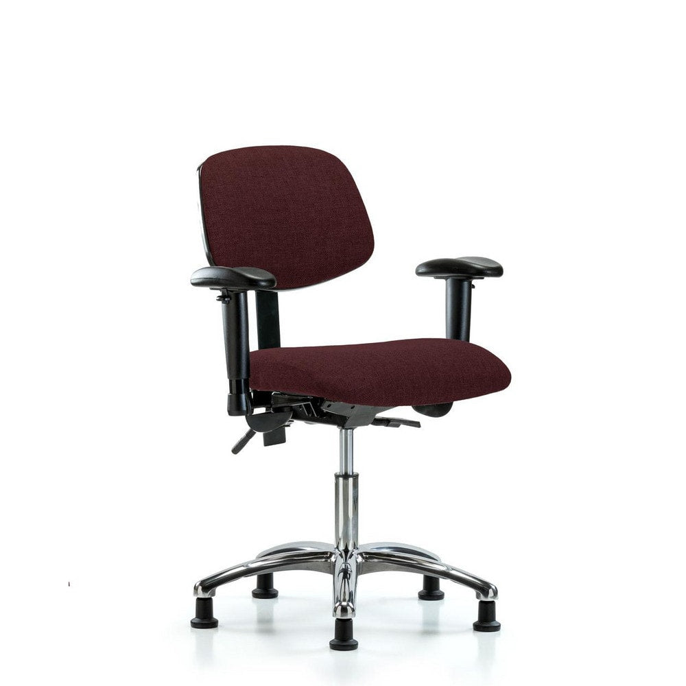 Task Chair Task Chair: Olefin, 24" Seat Height, Burgundy