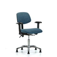 Task Chair Task Chair: Olefin, 24" Seat Height, Blue