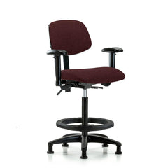 Task Chair Task Chair: Olefin, 34-1/2" Seat Height, Burgundy