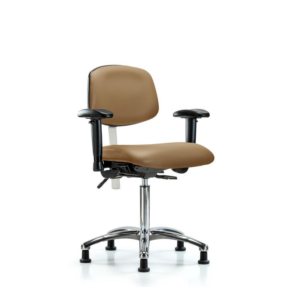 Clean Room Task Chair: Vinyl, 29" Seat Height, Taupe