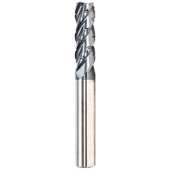 Corner Radius End Mill: 5/8" Dia, 1-5/8" LOC, 0.0300" Radius, 4 Flute, Solid Carbide