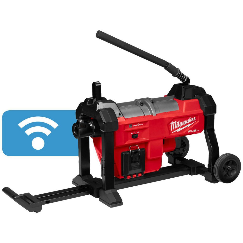 Electric & Gas Drain Cleaning Machines; Machine Type: Drum; For Use With: Sewer Pipelines; For Minimum Pipe Size: 2 in; For Maximum Pipe Size: 8 in; Overall Length: 35.00; Overall Width: 19; Overall Depth: 23 in; Cable Length: 12.000