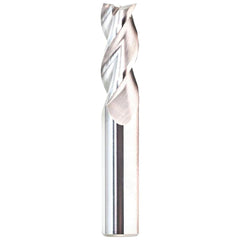 Corner Radius End Mill: 3/4" Dia, 2-1/2" LOC, 3.04 mm Radius, 3 Flute, Solid Carbide