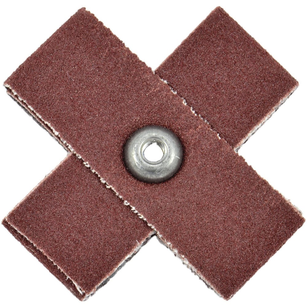 Cross & Square Pads; Pad Type: Cross; Abrasive Type: Coated; Grade: Very Fine; Grit: 180; Eyelet Size: 3-48; Pad Length: 1.0000; Pad Width: 0.375; Abrasive Material: Aluminum Oxide