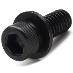 Hex Socket Cap Screw: #8-32 Thread, 1/2" Length Under Head, Alloy Steel, Black Oxide Finish