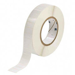 Label Maker Label: White, Polyester, 5,000 per Roll