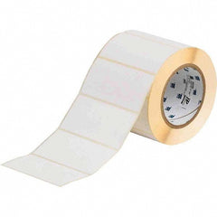 Label Maker Label: White, Paper, 1,000 per Roll