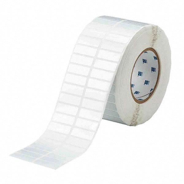 Label Maker Label: Silver, Metallized Polyester, 1-1/2" OAW, 10,000 per Roll