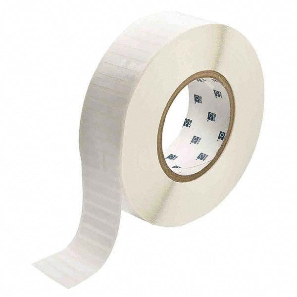 Label Maker Label: White, Polyester, 1-1/2" OAW, 10,000 per Roll