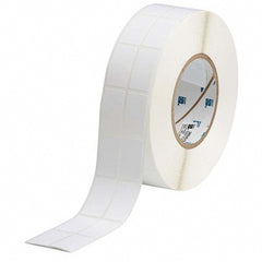 Label Maker Label: White, Nylon, 3,000 per Roll